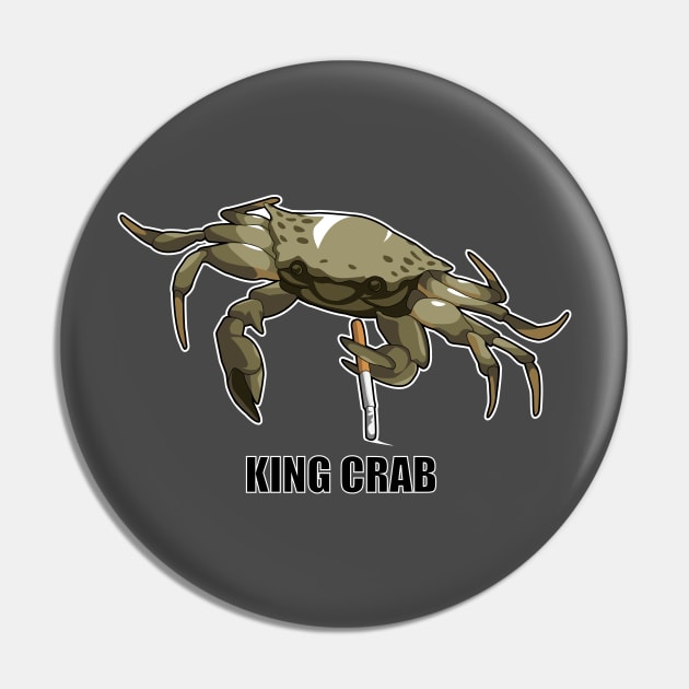 King Crab Pin by heavyaugust