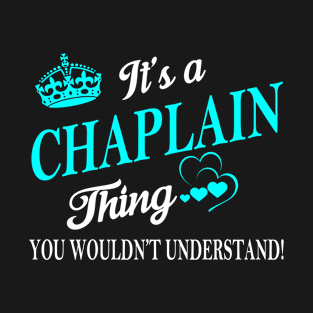 CHAPLAIN T-Shirt