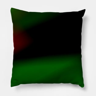 green black red abstract texture Pillow