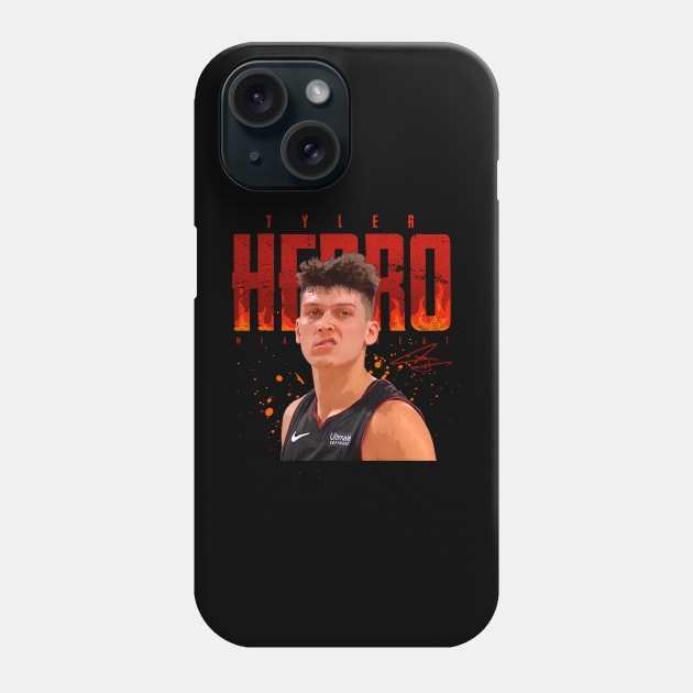 Tyler Herro Phone Case by Juantamad