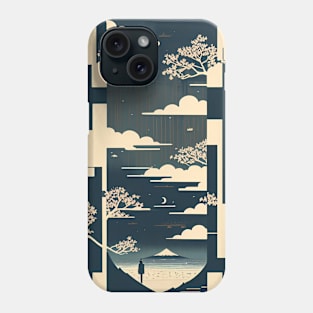 Mountains at Night Phone Case