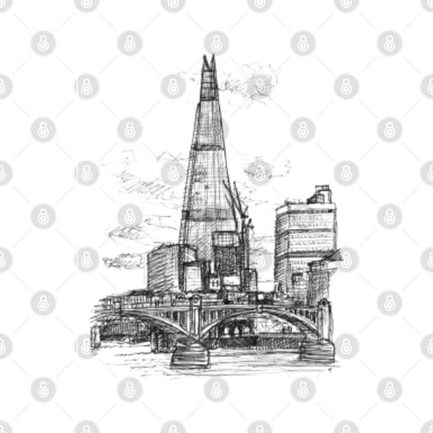 The Shard - London - Sketch 2018 by tomnapper