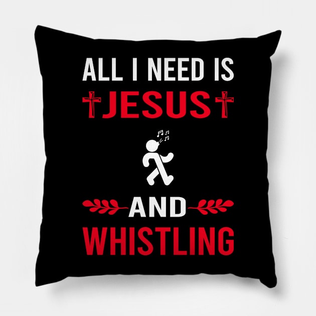 I Need Jesus And Whistling Pillow by Bourguignon Aror