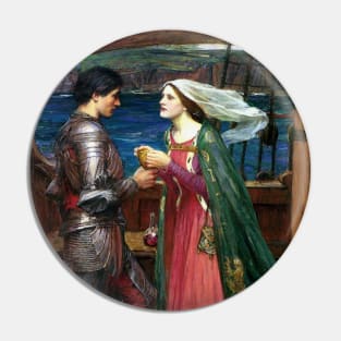 Tristan and Isolde with the Potion by John William Waterhouse Pin