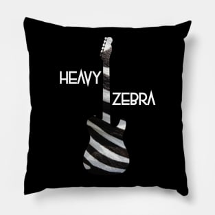 Heavy Zebra Guitar Pillow