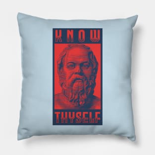 Socrates - Know Thyself Pillow