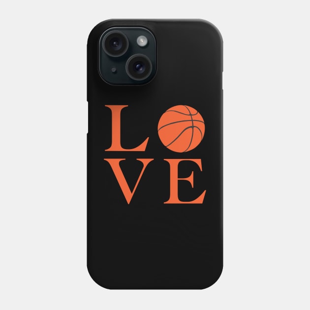 Love for basketball hoops, b-ball, slam dunks, free throws, the game Phone Case by BrederWorks