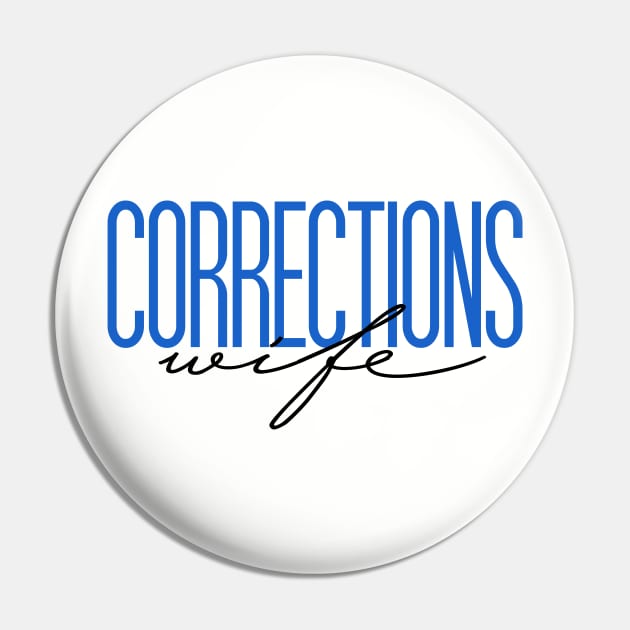 Corrections Wife Thin Silver Line Correctional Officer Wife Prison Guard Pin by bluelinemotivation