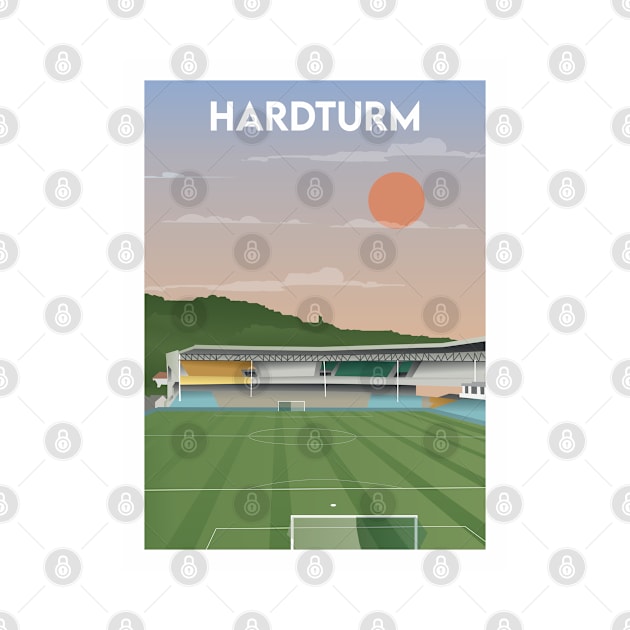 Illustration design of Hardturm Stadium. by TopFootballStadiums