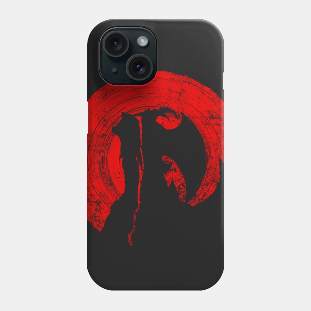 Red Sun Devilman Phone Case by FanFreak