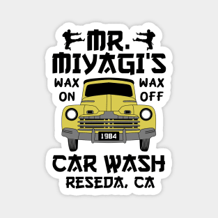 Mr Miyagi's Car Wash Magnet