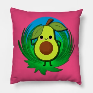 Kawaii Avocado Pillow