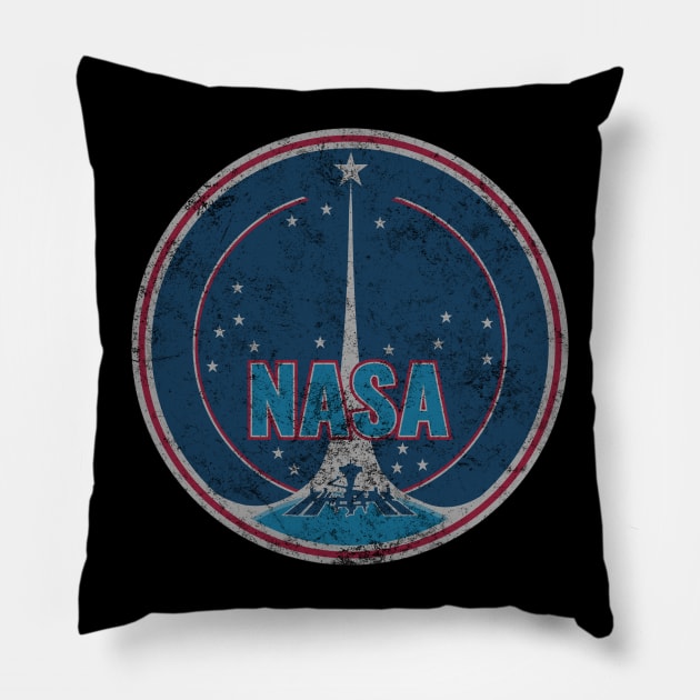 Nasa Vintage Pillow by Mollie