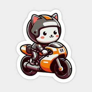 superbike cat racer Magnet