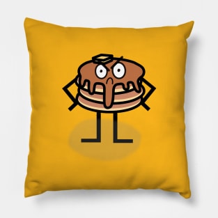 Disgruntled Pancakes Pillow