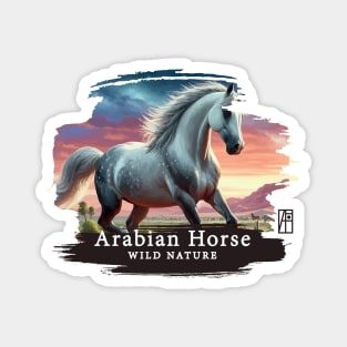 Arabian Horse - WILD NATURE - HORSE -2 Magnet