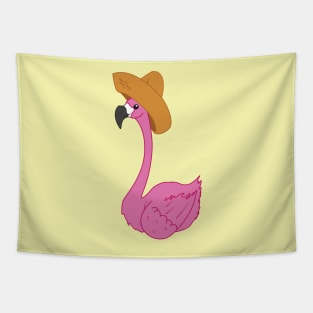 Chillin SUmmer Flamingo Tapestry