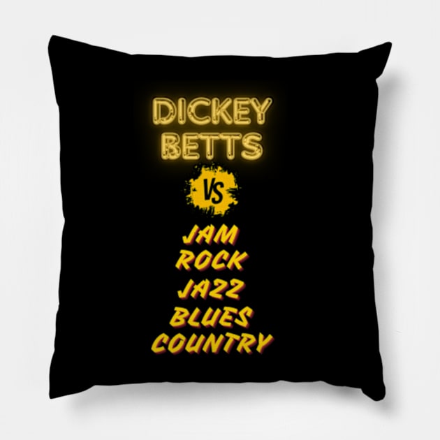 DICKEY BETTS Pillow by murshid