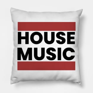 HOUSE MUSIC  - DMC Steez (black) Pillow