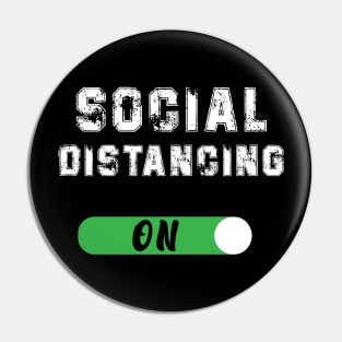 Funny Social Distancing Pin