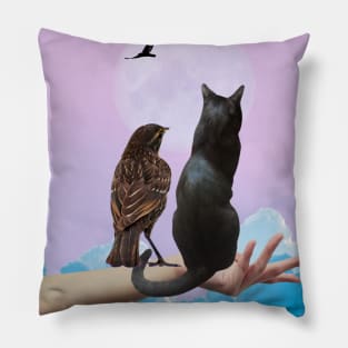 The cat love Pillow