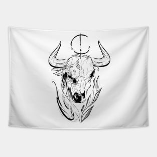 BullSkull Tapestry