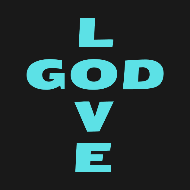 Love God Love People | Christian Typography by All Things Gospel