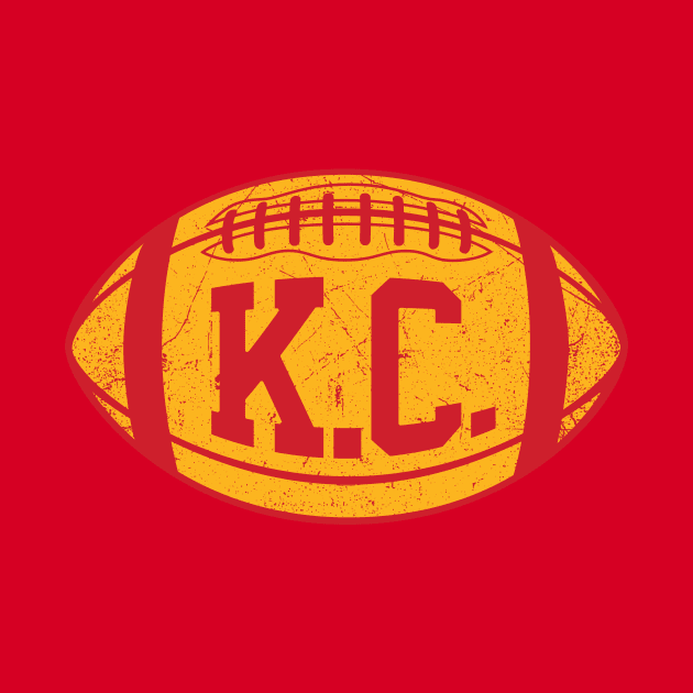 KC Retro Football - Red by KFig21