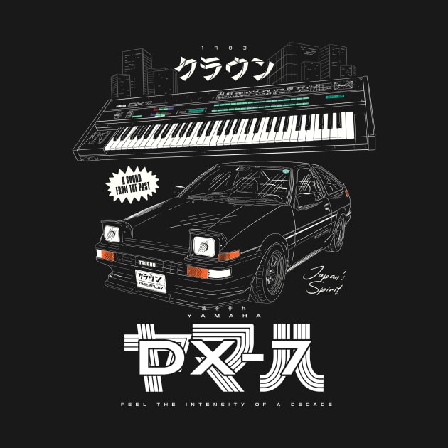 Yamaha DX7 & Toyota Sprinter Trueno by Ritmoculto