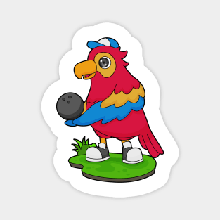 Parrot Bowling Bowling ball Magnet