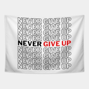 Never GIve Up Tapestry