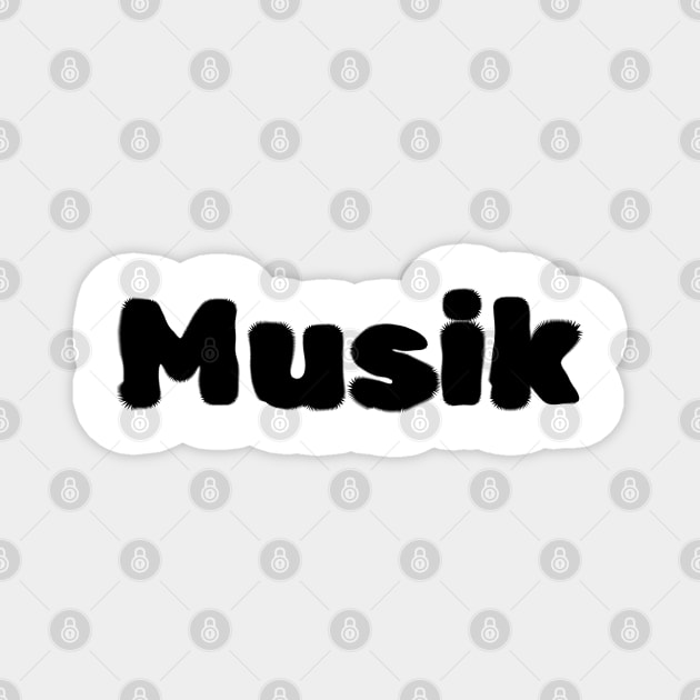 Musik Music Lover Musician Gift Magnet by musicgeniusart