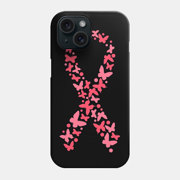 Breast Cancer Ribon Phone Case by gdimido