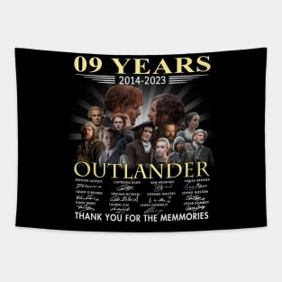 08 Years 2022 Outlander Anniversary Thank You For The Memories Movie Film Tapestry