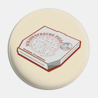 Schadenfreude Pizza Pin