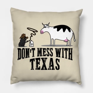 Don't Mess With Texas Pillow