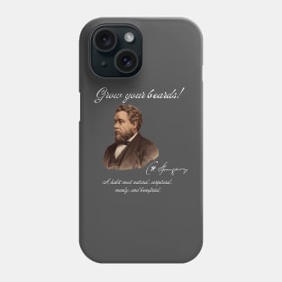 Spurgeon Beard White Phone Case