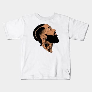 NIPSEY HUSSLE BRICKS T-SHIRT (BLACK) — Mini FLEX KIDS