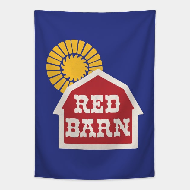 Red Barn Restaurant Tapestry by Turboglyde