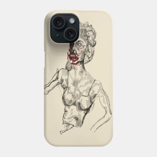 zombie girl Phone Case