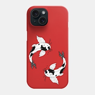 Koi Fish Manga Double Phone Case