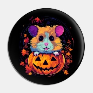 Hamster Halloween Pin