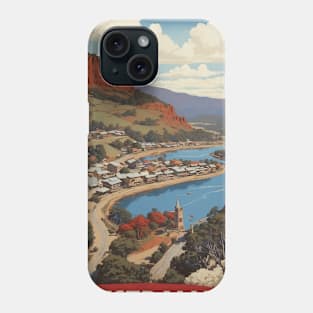 Lithgow Australia Vintage Travel Poster Tourism Phone Case