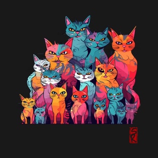 Group of cats T-Shirt