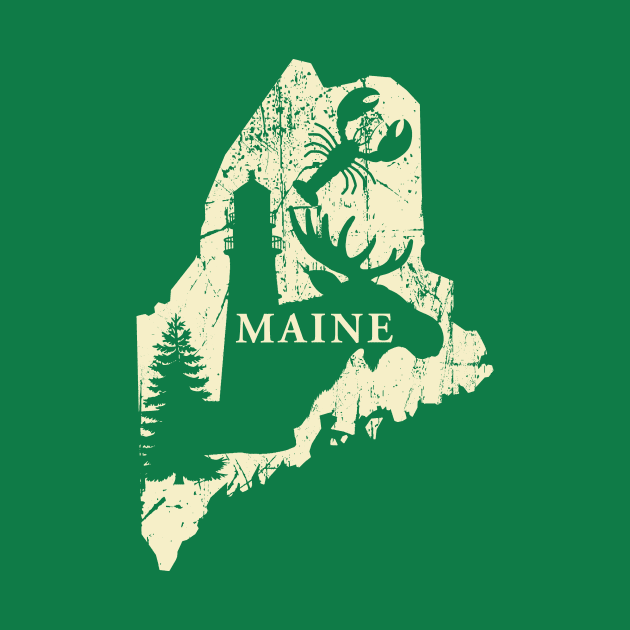 All Things Maine - Dark Tees by andyjhunter