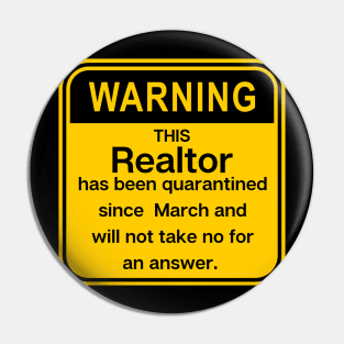 Warning: This realtor has been quarantined Pin