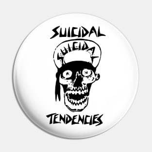 Skull Suicidal Tendencies Pin