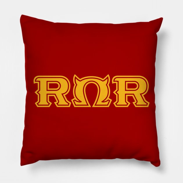 Roar Omega Roar (Monsters U) Pillow by Expandable Studios