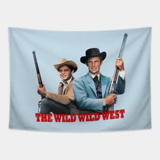 The Wild Wild West - 60s Sci Fi Western Tapestry