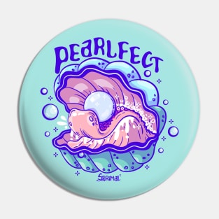 Pearlfect pearl in perfect clam pun Pin